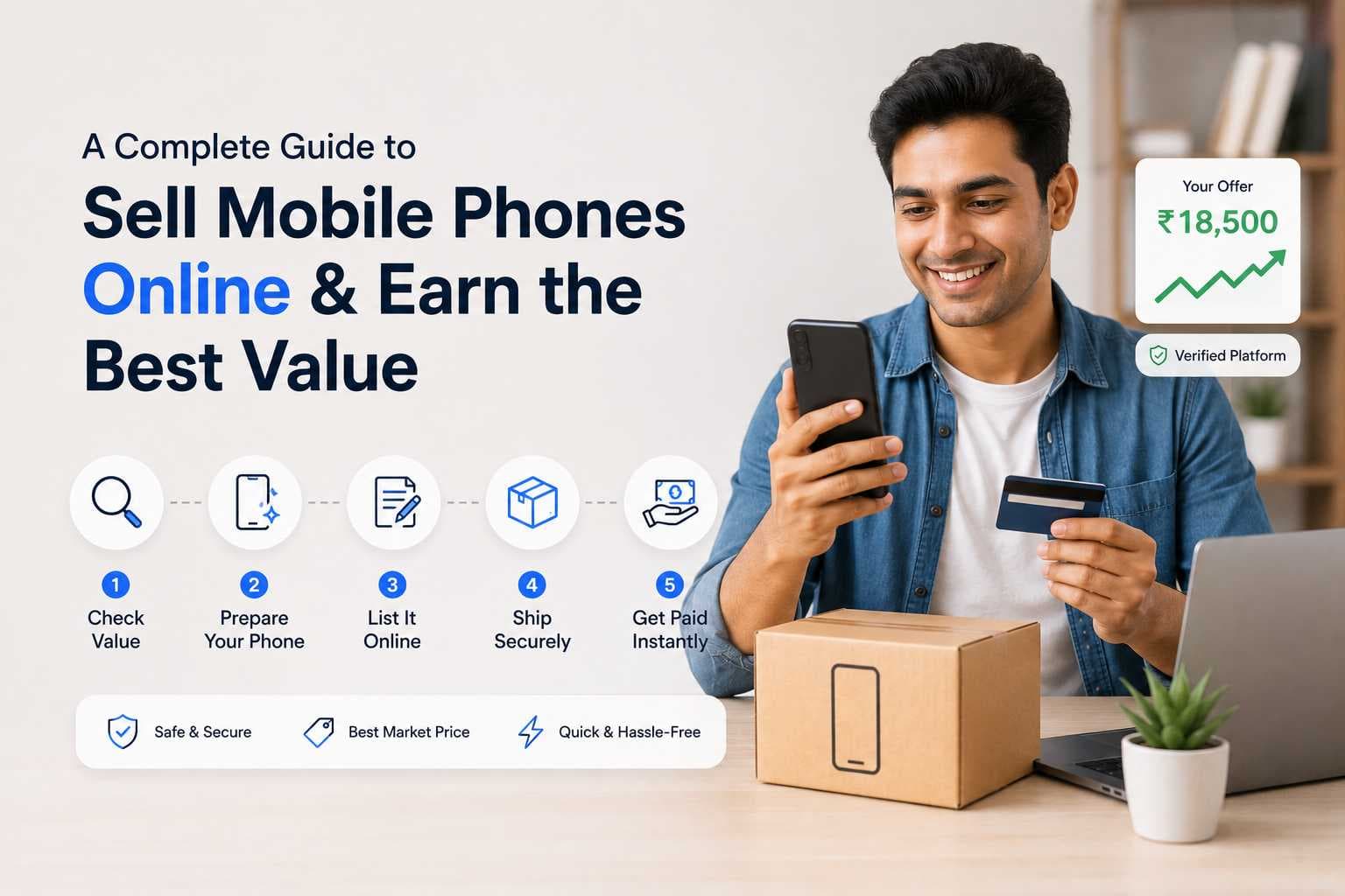 A Complete Guide to Sell Mobile Phones Online & Earn the Best Value